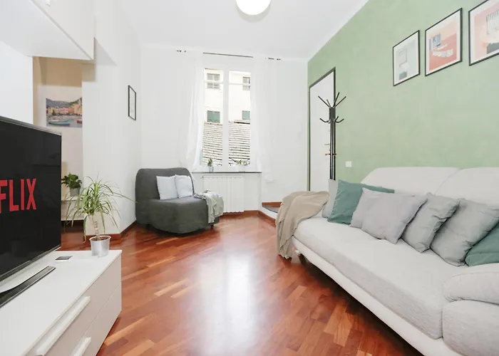 Brignole - Metropolitana- Ac - Bilocale 3 Posti Letto - 1000 Mbps - Tao's House 2 جنوة